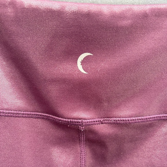Zyia Plum Metallic Leggings, size 8-10 - Picture 11 of 11